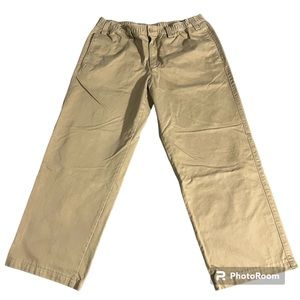 Eddie Bauer Beige Tan Straight Leg Button Down Khaki Pants